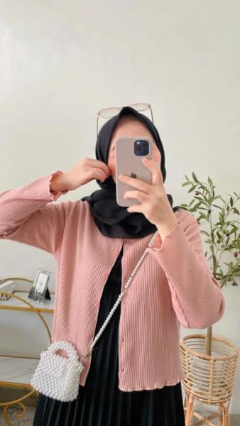 dinda cardi mix dress 17 dustypink