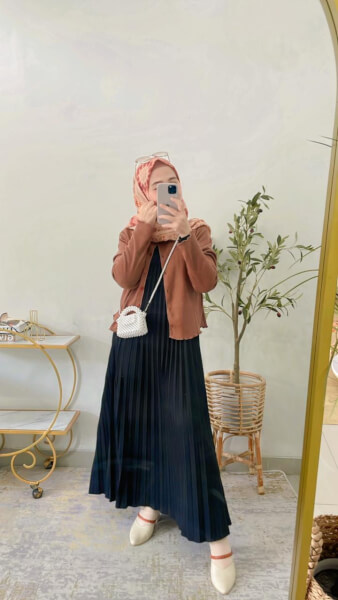 dinda cardi mix dress 4