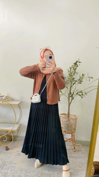 dinda cardi mix dress 6